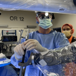 Surgeon in operating room