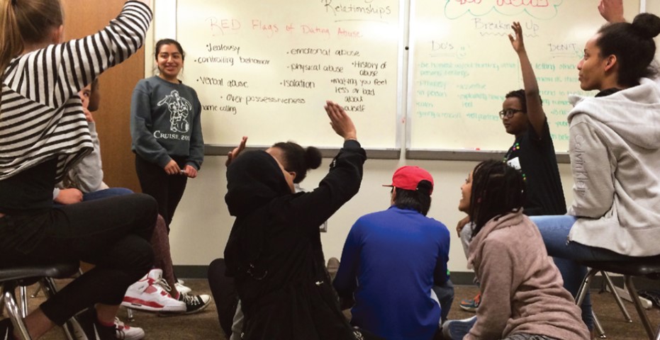 Asian and Pacific Islanders students in a classroom