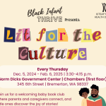 poster for Black Infant Thrive program