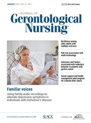 Cover of the Journal of Gerontological Nursing