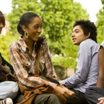 Group of teenagers smiling