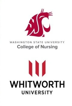 Washington State University and Whitworth College logos