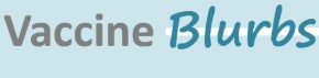 Syringe with the words "vaccine blurbs"