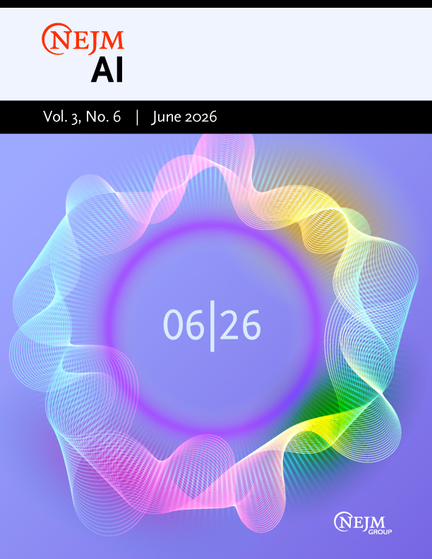 NEJM AI journal cover for June 2026